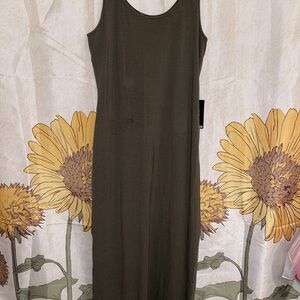 Express Olive Green Maxi Dress